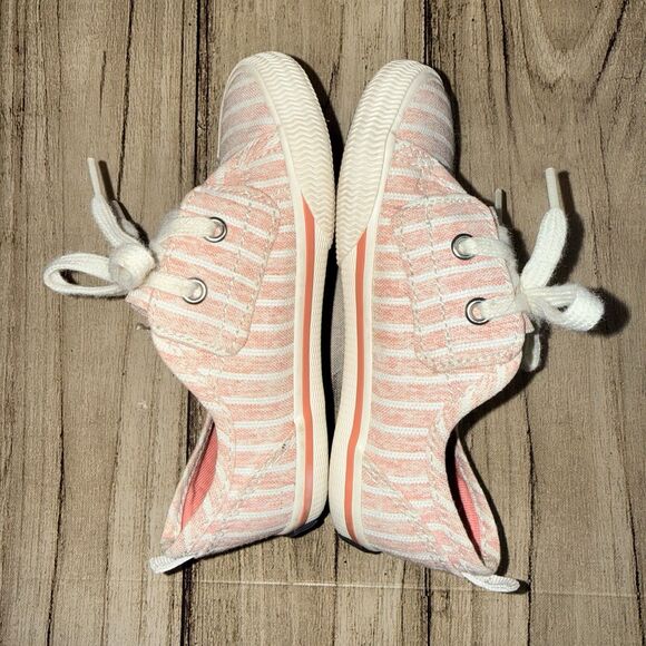 Sperry Lounge LLT Pink Stripe Memory Form Lace-up Sneakers - Picture 3 of 8